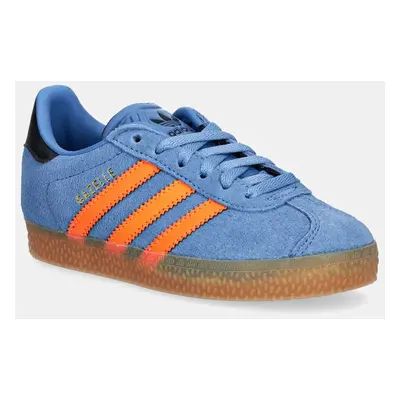 Dětské sneakers boty adidas Originals GAZELLE modrá barva, JP7129