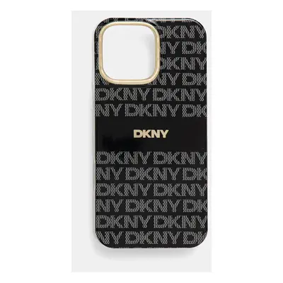 Obal na telefon Dkny iPhone 16 Pro Max 6.9 černá barva, DKHMP16XHRHSEK