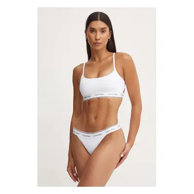 Plavkové kalhotky Calvin Klein bílá barva, KW0KW02429