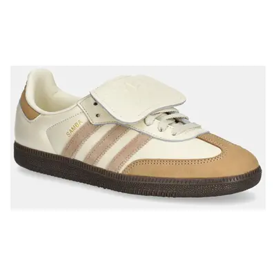 Kožené sneakers boty adidas Originals Samba LT béžová barva, JH5706