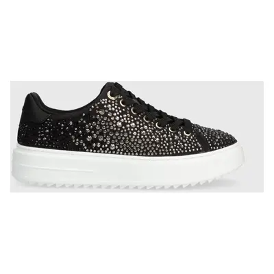 Sneakers boty Guess DENESA6 černá barva, FLJDE6 FAB12