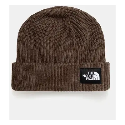 Čepice The North Face Salty Lined Beanie zelená barva, NF0A3FJW1OI1