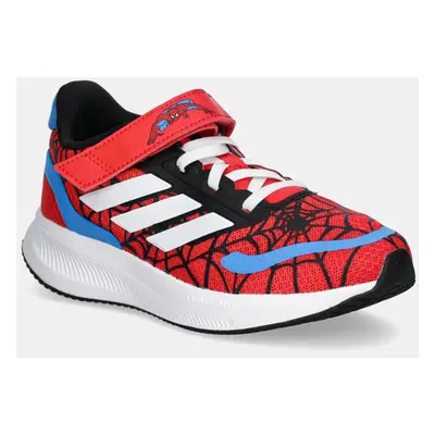 Dětské sneakers boty adidas RUNFALCON SPIDER-MAN červená barva, IH8743