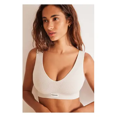 Podprsenka women'secret SEAMLESS 1 béžová barva, 5108601