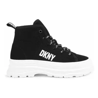 Dětské sneakers boty Dkny černá barva