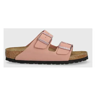 Dětské pantofle Birkenstock Arizona Kids BFBC růžová barva