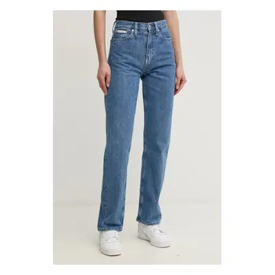 Džíny Calvin Klein Jeans dámské, high waist, J20J225126