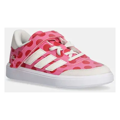 Dětské sneakers boty adidas COURTBLOCK MINNIE růžová barva, IH6286