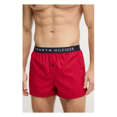 Bavlněné boxerky Tommy Hilfiger červená barva