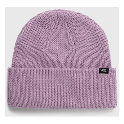 Čepice Vans CORE BASICS BEANIE fialová barva, z husté pleteniny, VN000QQWD451