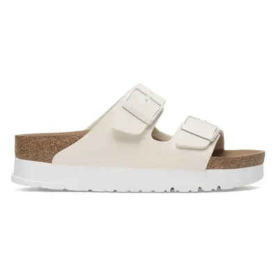 Pantofle Birkenstock Arizona Flex Platform Birkenstock x Papillio dámské, béžová barva, na platf