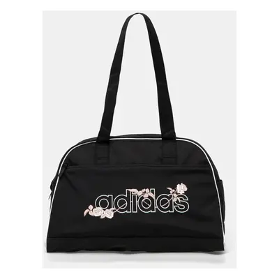 Taška adidas W FLOWER B BAG černá barva, JF8560