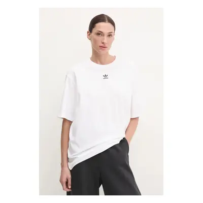 Bavlněné tričko adidas Originals Essential bílá barva, JC8967