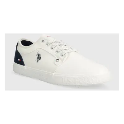 Tenisky U.S. Polo Assn. MARCS pánské, bílá barva, MARCS010M 4C1