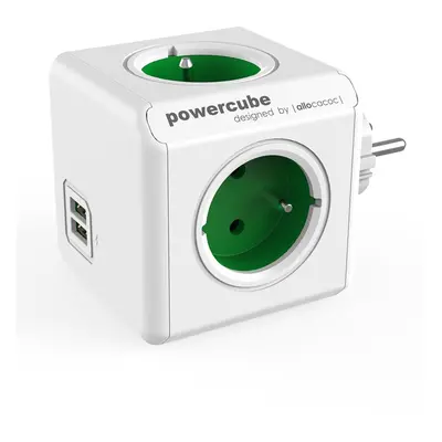 PowerCube Modulární rozbočka PowerCube Original USB GREEN