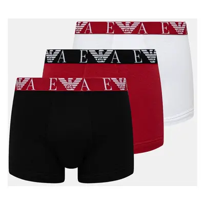 Boxerky Emporio Armani Underwear pánské, červená barva, EM000259 AF10778