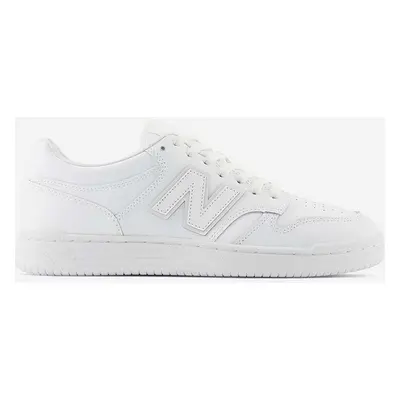 Kožené sneakers boty New Balance 480 bílá barva, BB480L3W