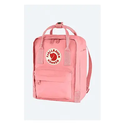 Batoh Fjallraven Kanken Mini růžová barva, malý, s aplikací, F23561.312-312