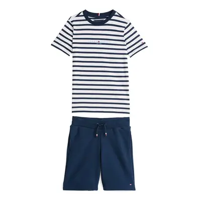 Dětská bavlněná souprava Tommy Hilfiger tmavomodrá barva, KB0KB09666