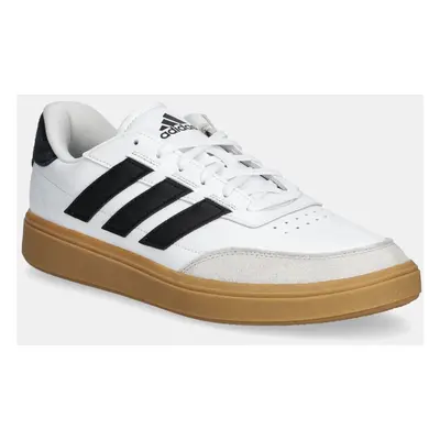 Sneakers boty adidas Courtblock bílá barva, JS4116