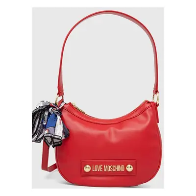 Kabelka Love Moschino červená barva, JC4222PP08KD0