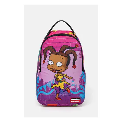 Batoh Sprayground fialová barva, malý, vzorovaný, 910M6699NSZ