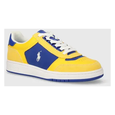 Sneakers boty Polo Ralph Lauren Polo Crt Spt žlutá barva, 809931572004