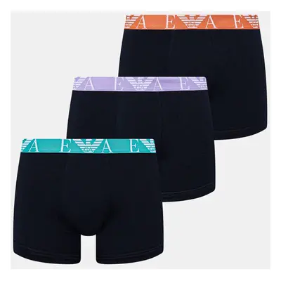 Boxerky Emporio Armani Underwear pánské, tmavomodrá barva, EM000259 AF10778