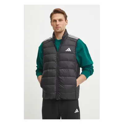 Péřová vesta adidas Essential černá barva, JJ1203