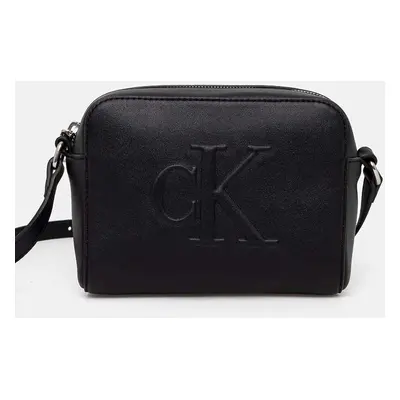 Kabelka Calvin Klein Jeans černá barva, K60K612726