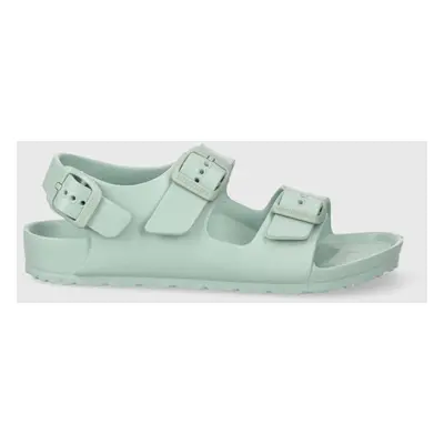 Dětské sandály Birkenstock Milano EVA Kids tyrkysová barva