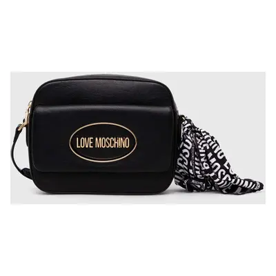 Kabelka Love Moschino černá barva, JC4036PP1LLE100A