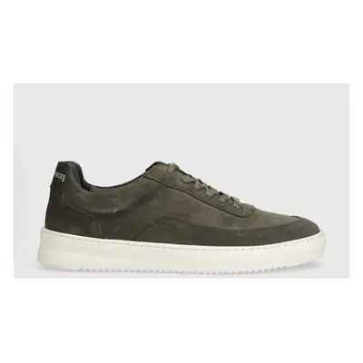 Semišové sneakers boty Filling Pieces Mondo Suede zelená barva, 46733731277