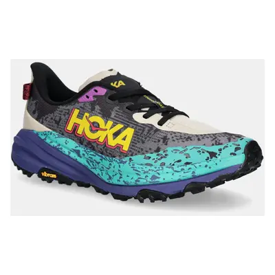 Boty Hoka Speedgoat 6 dámské, tmavomodrá barva, 1147811