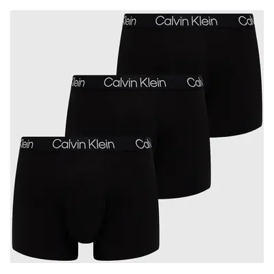 Boxerky Calvin Klein Underwear pánské, černá barva