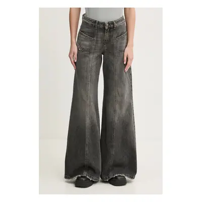 Džíny Diesel D-AKII L.32 TROUSERS dámské, medium waist, A12808.007Z2