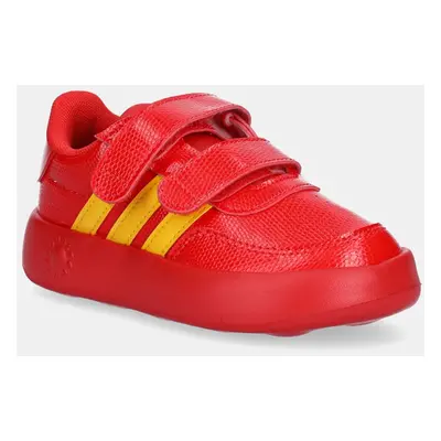 Dětské sneakers boty adidas BREAKNET MULAN červená barva, JH9235