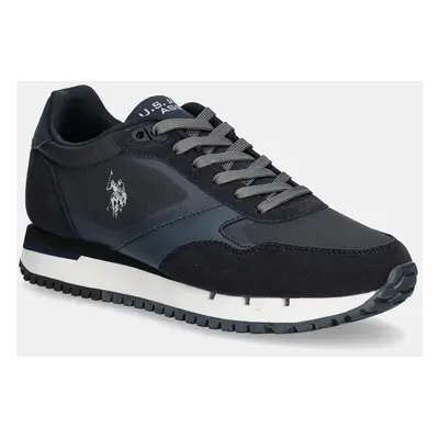 Sneakers boty U.S. Polo Assn. JUSTIN tmavomodrá barva, JUSTIN001M/DYN1