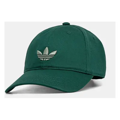 Kšiltovka adidas Originals BASEBALL AC zelená barva, hladká, JC6031