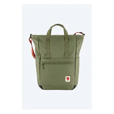 Batoh Fjallraven High Coast Totepack zelená barva, velký, hladký, F23225