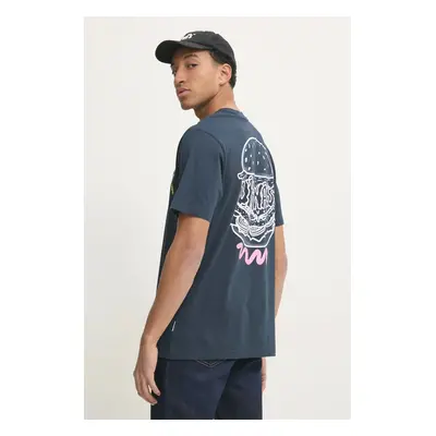 Bavlněné tričko adidas Originals Q12 TS STREET B tmavomodrá barva, s potiskem, JP4500