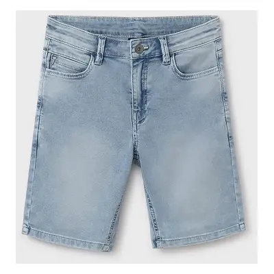 Dětské riflové kraťasy Mayoral soft denim modrá barva, 6203