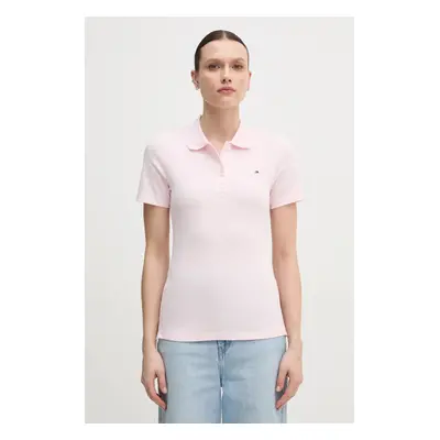 Polo tričko Tommy Hilfiger modrá barva, WW0WW43225