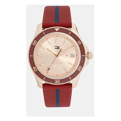 Hodinky Tommy Hilfiger vínová barva, 1782510