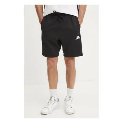 Kraťasy adidas Essentials pánské, černá barva, JD1855