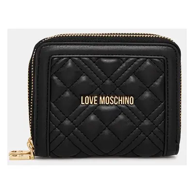 Peněženka Love Moschino černá barva, JC5634PP0L