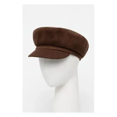 Vlněná čepice Kangol WOOL SPITFIRE hnědá barva, 0259BC.TB274