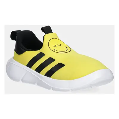 Dětské sneakers boty adidas MONOFIT SMILEY žlutá barva, IH6311