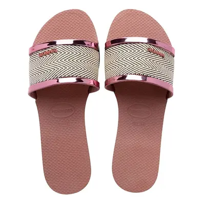 Pantofle Havaianas YOU TRANCOSO PREMIUM dámské, růžová barva, 4146063-3544