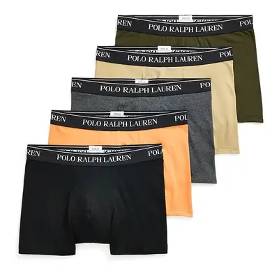 Boxerky Polo Ralph Lauren 5-pack pánské, oranžová barva, 714864292